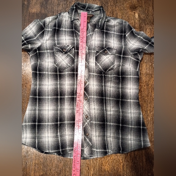 Bit & Bridle Monochrome Plaid Shirt - Picture 9 of 9